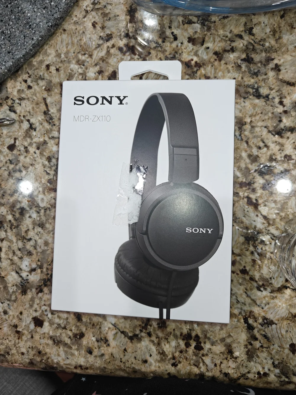 Sony MDR-ZX110 Black On-Ear Headphones